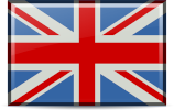 Union Jack als Symbol für Englische Übersetzung